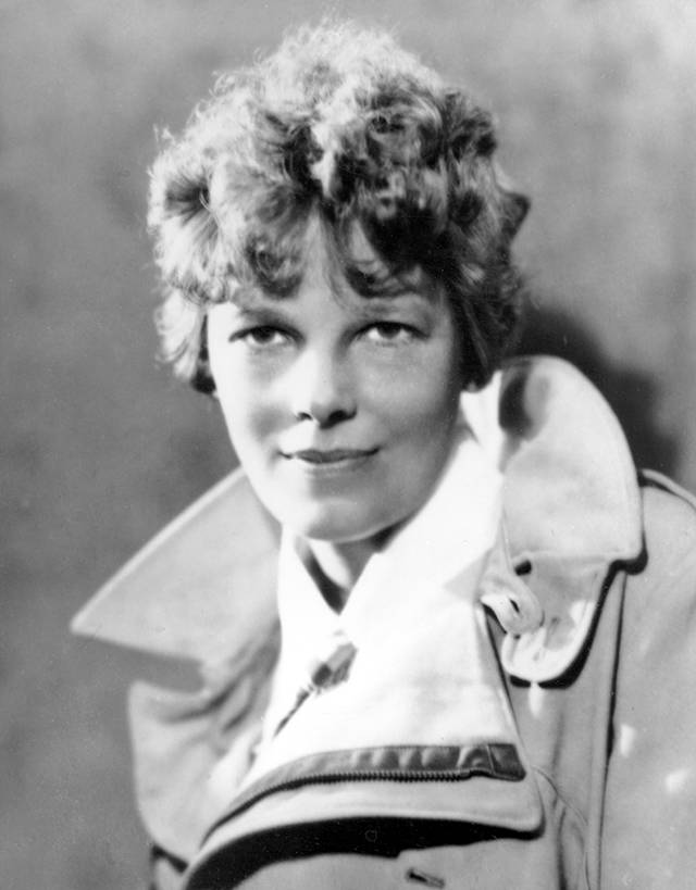 An undated file photo shows American aviatrix Amelia Earhart. (AP Photo, File)