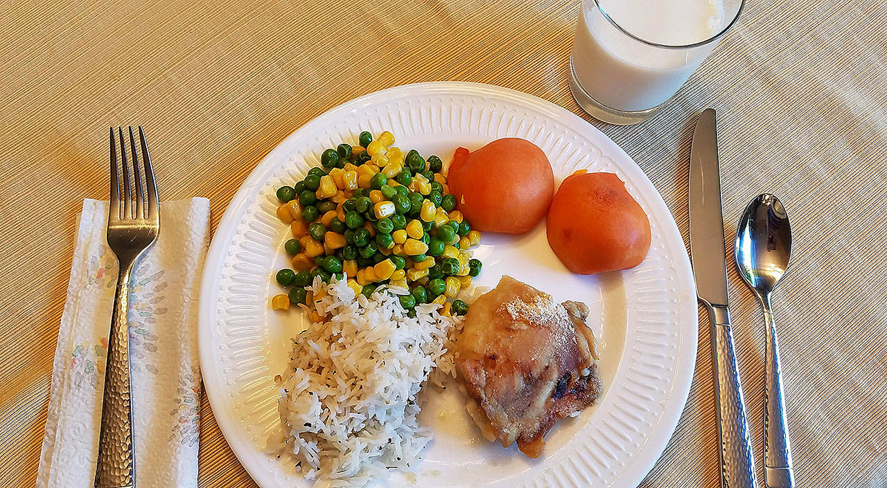 What happens when MyPlate sets the menu? A starch overload
