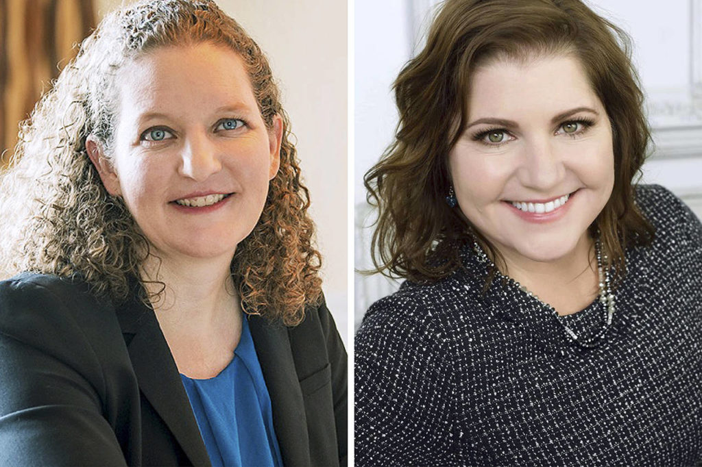 Megan Dunn (left) and Anna Rohrbough
