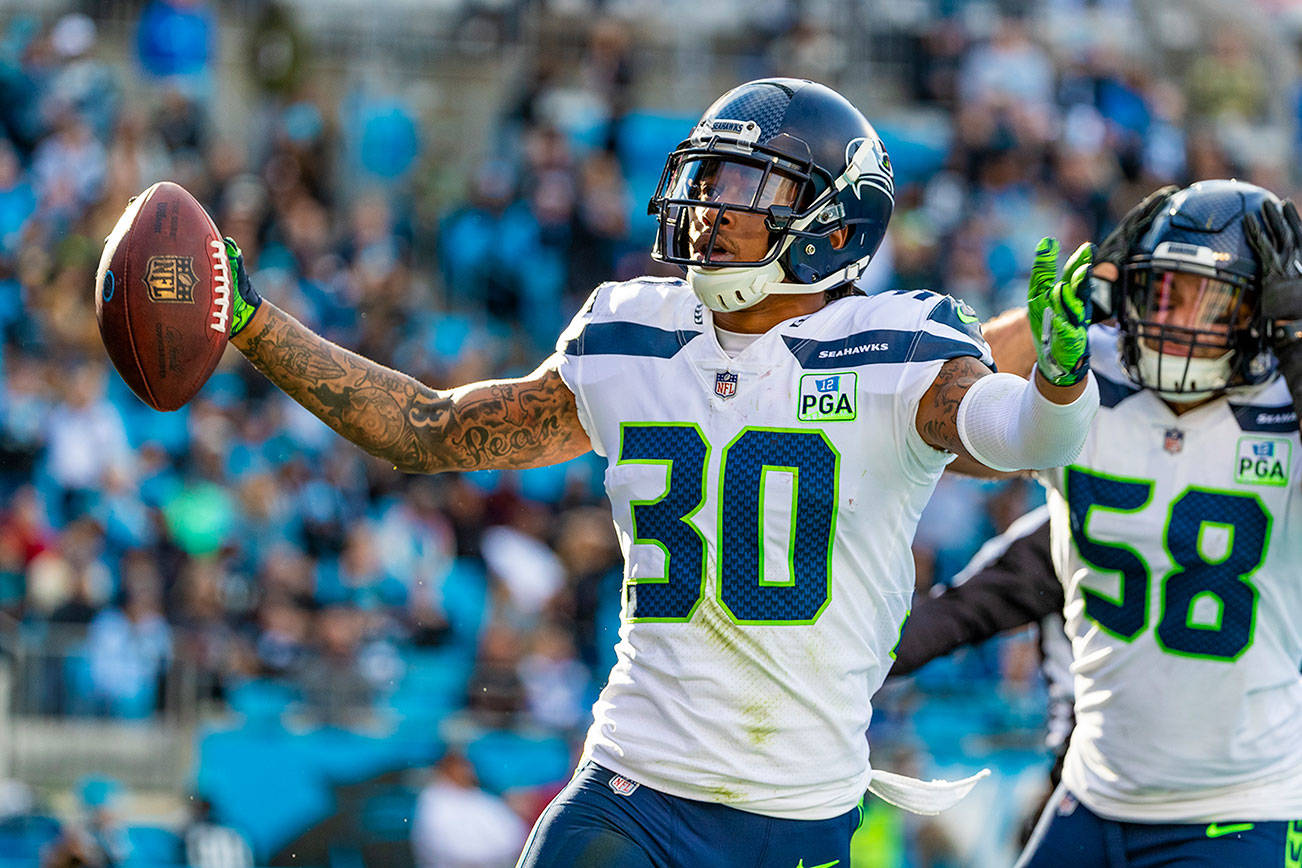 Bradley McDougald (30) and Seattle Seahawks open the 2019 NFL season Sunday when they host the Cincinnati Bengals at CenturyLink Field. (Photo by Chris Keane/AP Images for Panini)