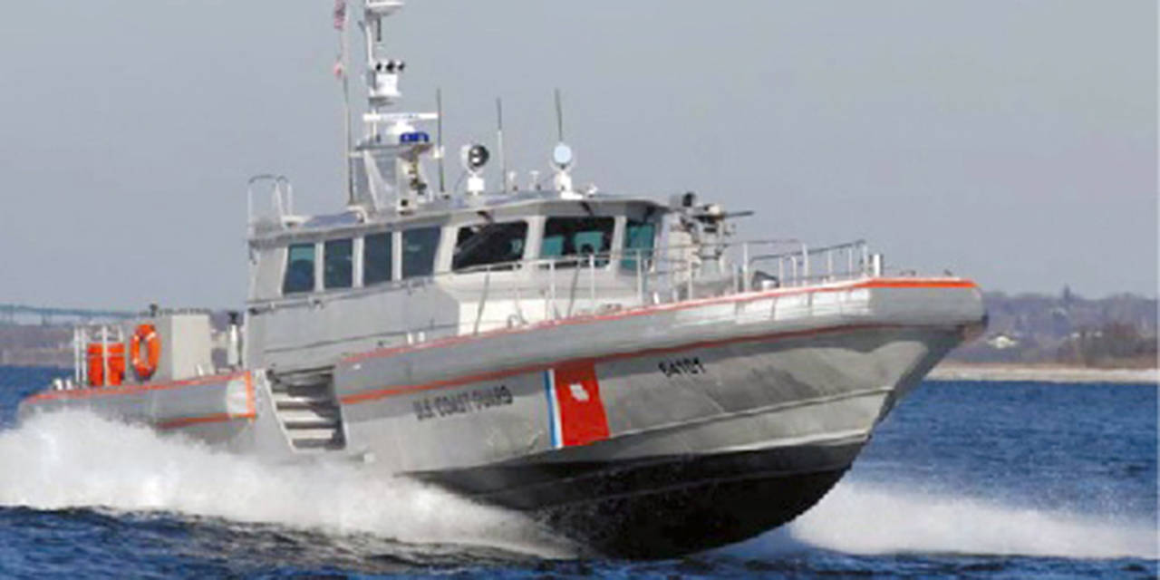 A USCG Maritime Force Protection Unit boat in Bangor. The funding at Naval Base Kitsap that is being diverted to Trump’s border wall would have been used to build a pier for the unit which protects submarines. (U.S. Marine Corps)