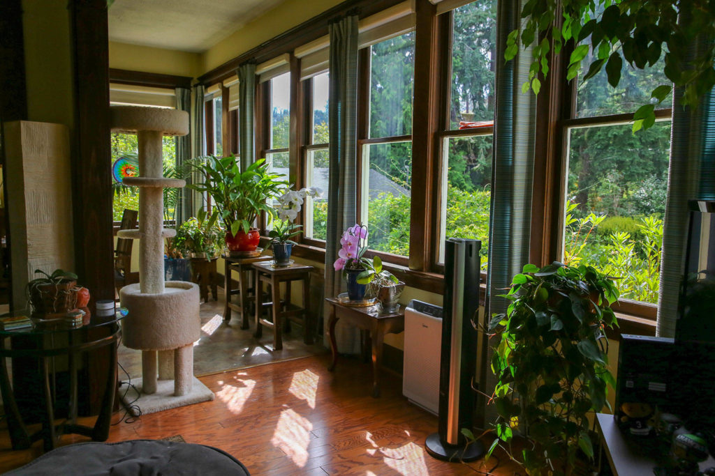 The Mausshardt home boasts an open main living area, unusual for a residence of its era. (Kevin Clark / The Herald)
