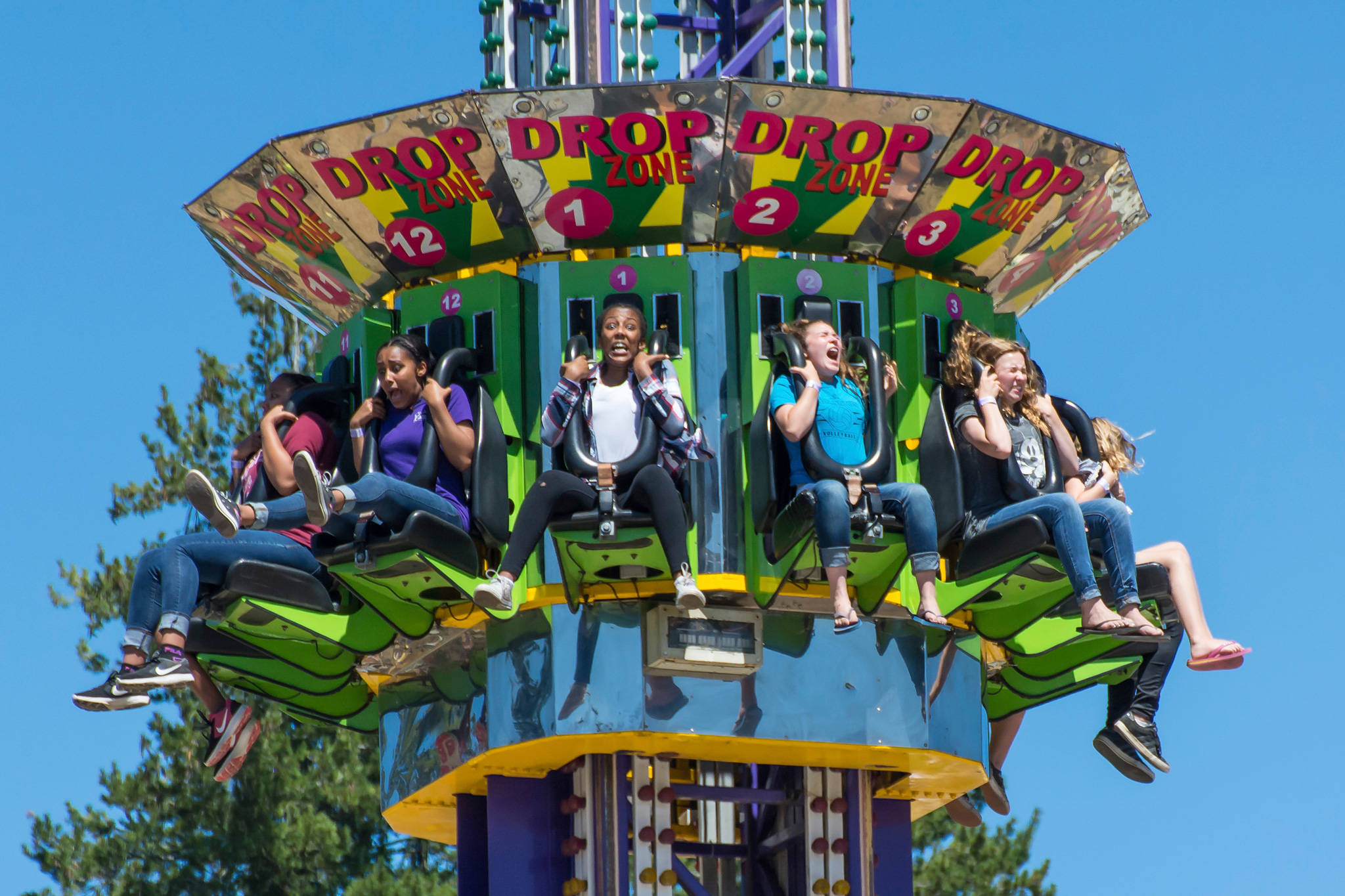 The Big Drop carnival ride thrilled folks at the 2017 Tour de Terrace, one of many summertime community celebrations. Joe Prall of Edmonds took the photo.