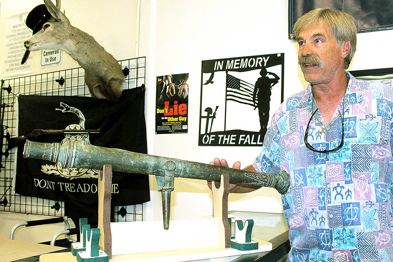 17th century cannon found in storage unit by Whidbey picker