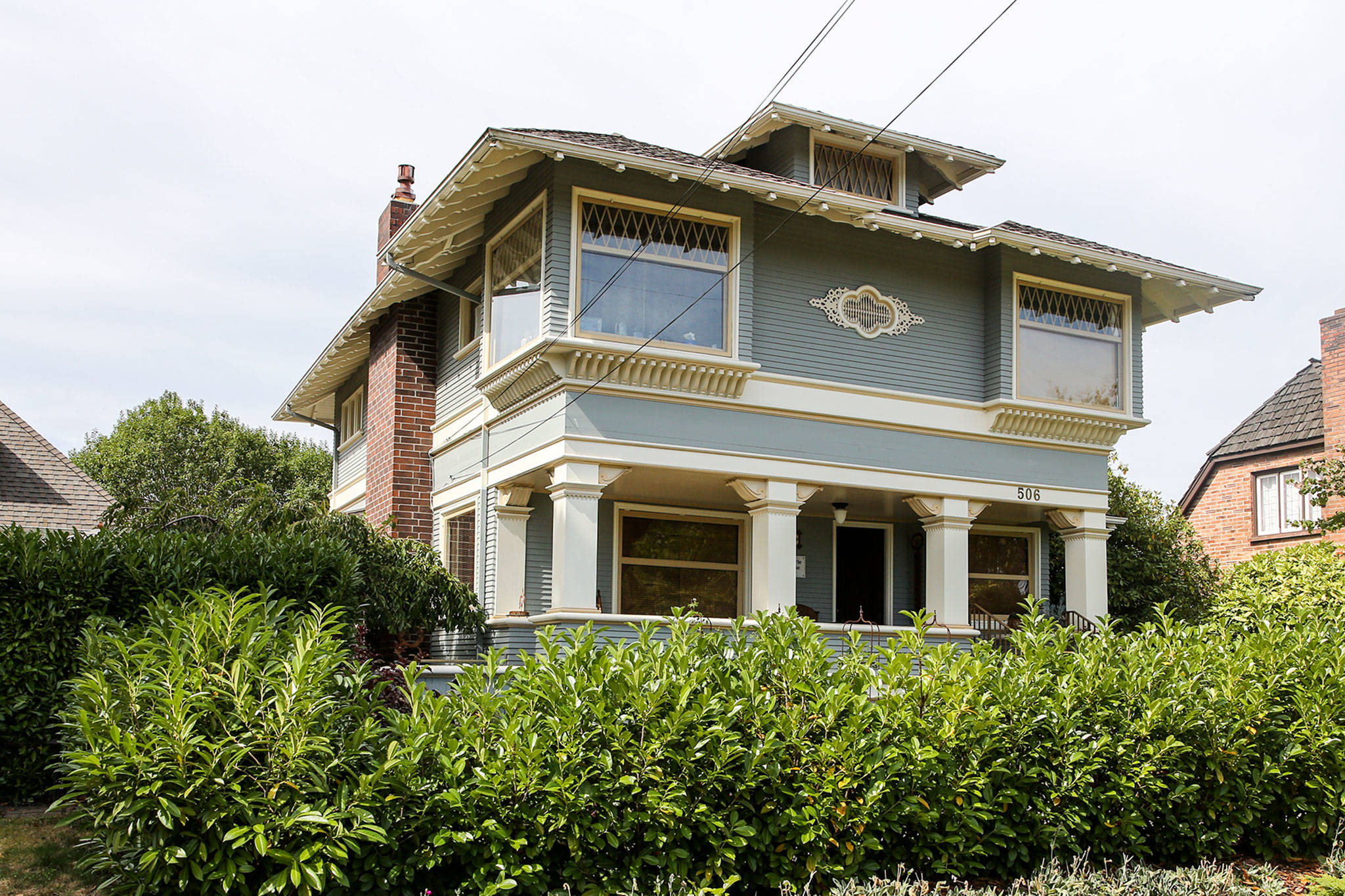 The Hendrie House, built in 1902, is one of the homes on Sunday’s Snohomish Historical Society home tour. (Kevin Clark / The Herald)                                 The Hendrie house, built in 1902, is one of the homes on Sunday’s historic homes tour. (Kevin Clark / The Herald)