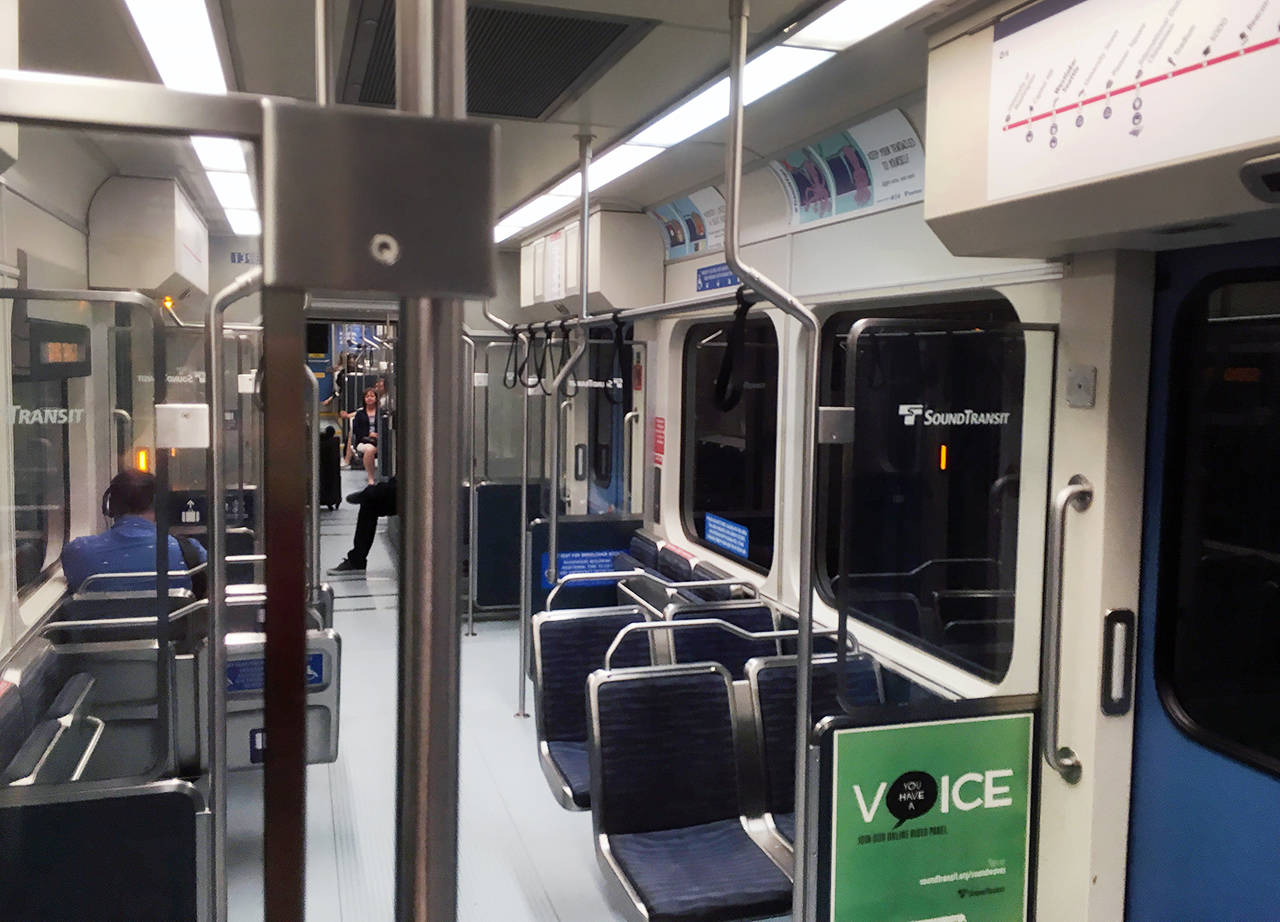 Sound Transit has beefed up security after weekend violence at the Westlake and University light rail stations. (Sue Misao / Herald file)