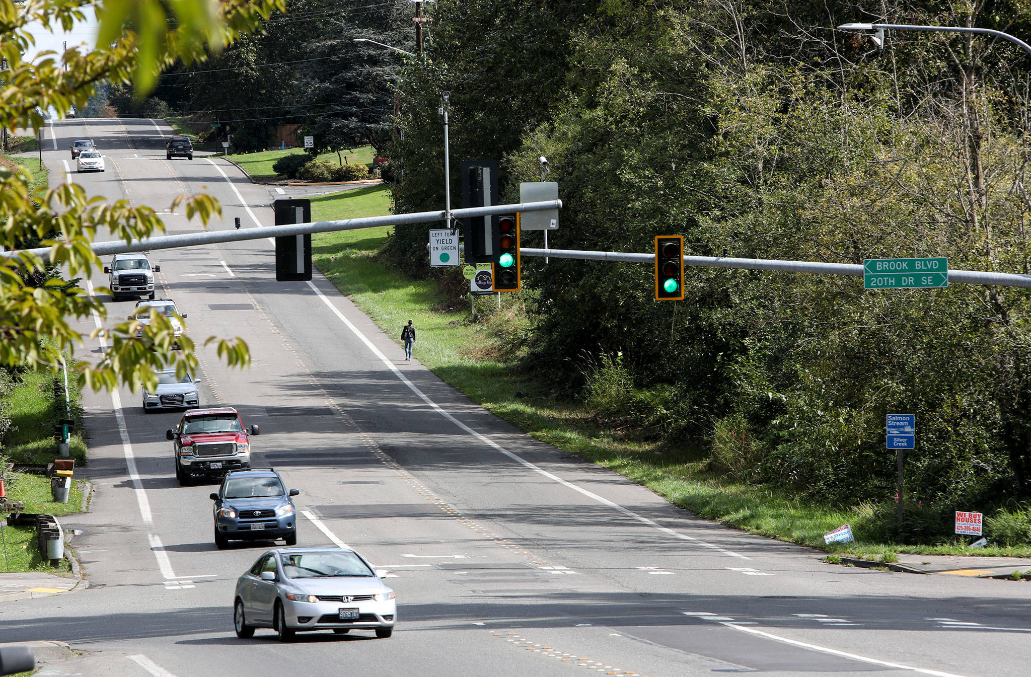 Major work is coming to 180th Street SE between Highway 527 and 23rd Ave SE near Mill Creek. (Lizz Giordano / The Herald)