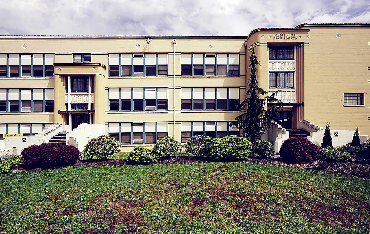The old Arlington High School. (Washington Trust for Historic Preservation)