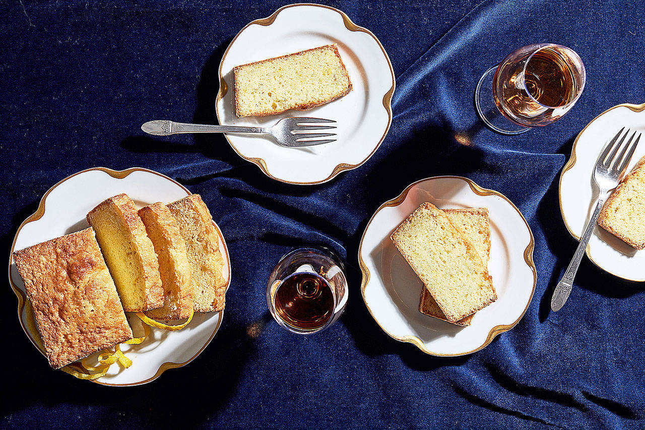 Madeira cake, named after the fortified Portuguese wine with which it was often paired, was a favorite throughout the 19th and 20th centuries. (Photo by Stacy Zarin Goldberg for The Washington Post)