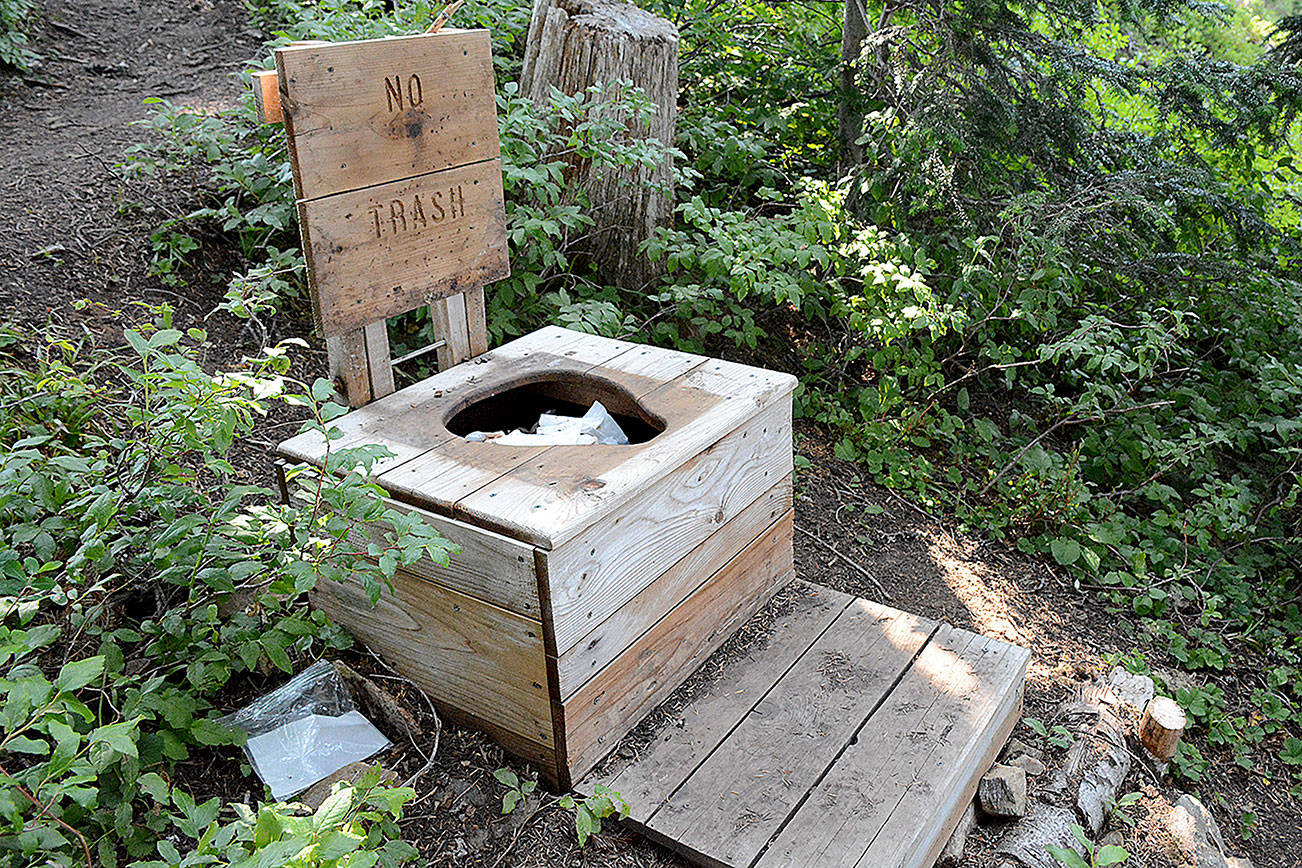 Stinky situation Managing toilets in the wilderness a problem