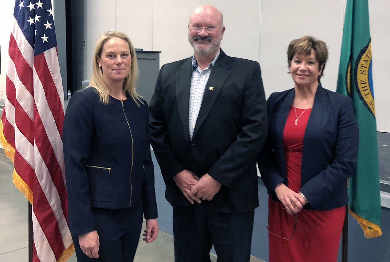 L-R: Sara Hyatt, Ron Muzzall and Christine Cribb. (Washington State Republican Party)