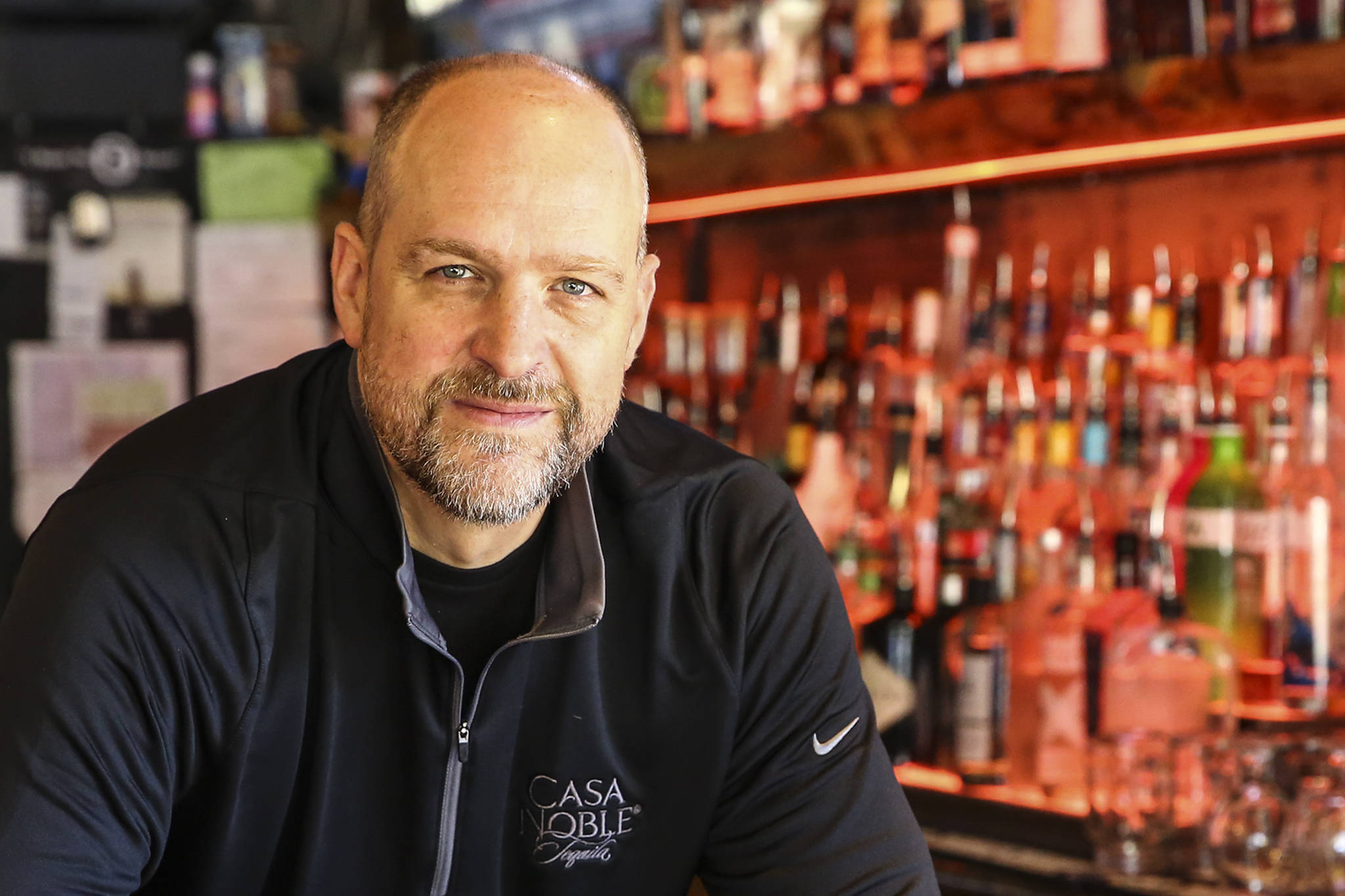 Mark Evich of The Cove Restaurant and Lounge in Lynnwood. With a career spanning 28 years, he calls himself a “sage.” (Kevin Clark / The Herald)
