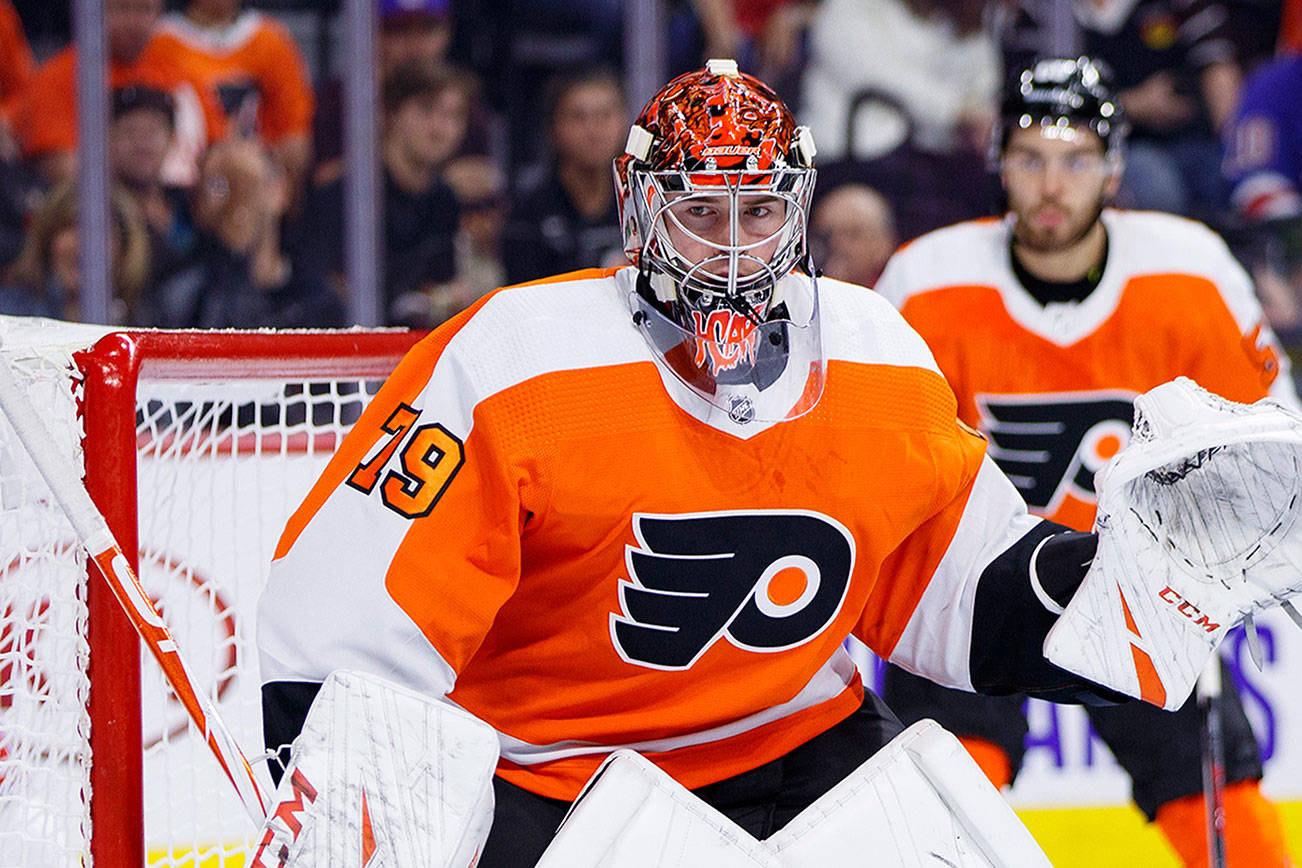 For Carter Hart and Flyers, a memorable experience awaits - and chance to  knock off bitter rivals
