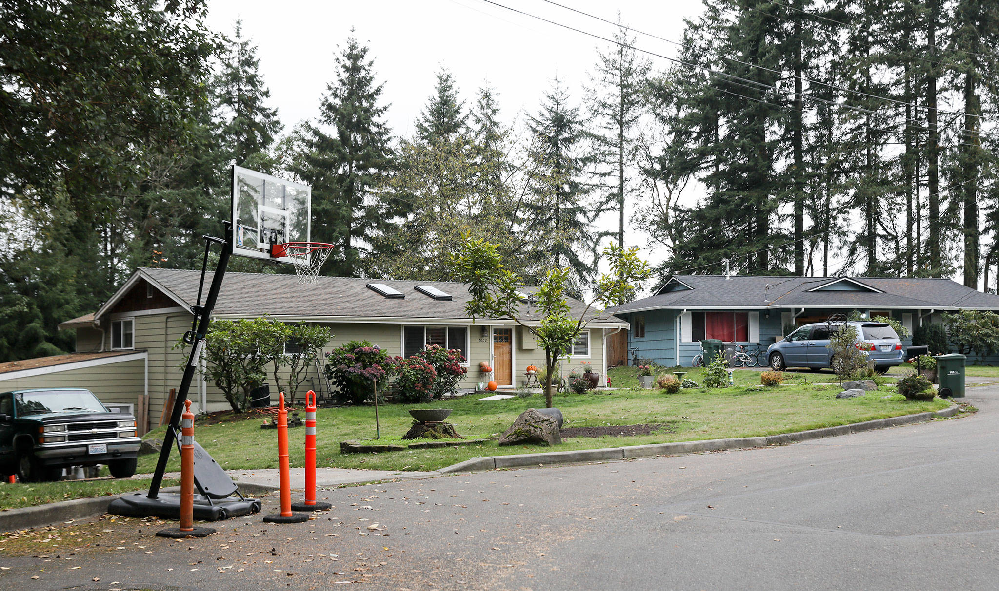 In 20 years, the neighborhoods near the Mountlake Terrace Transit Center could look radically different. (Lizz Giordano / The Herald)