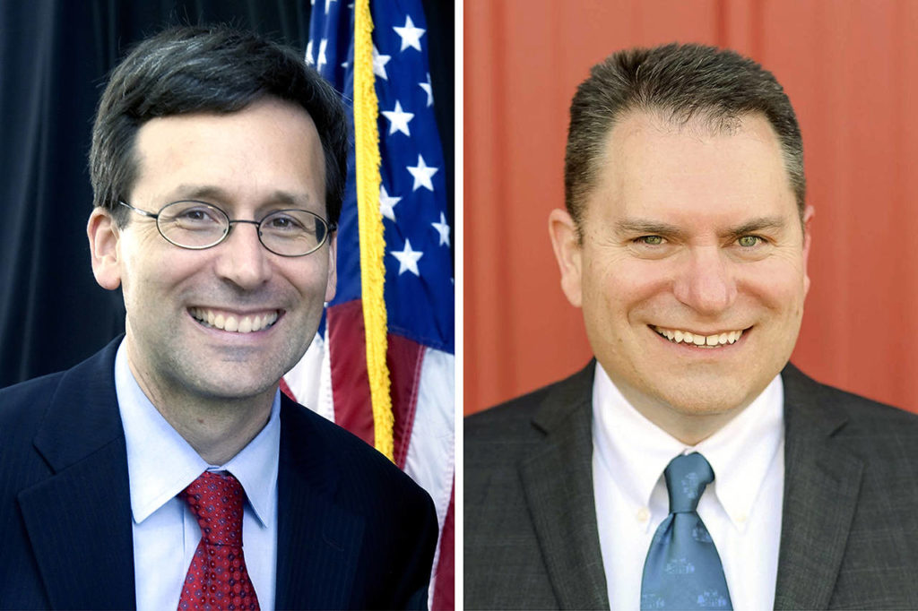 Bob Ferguson (left) and Brett Rogers.
