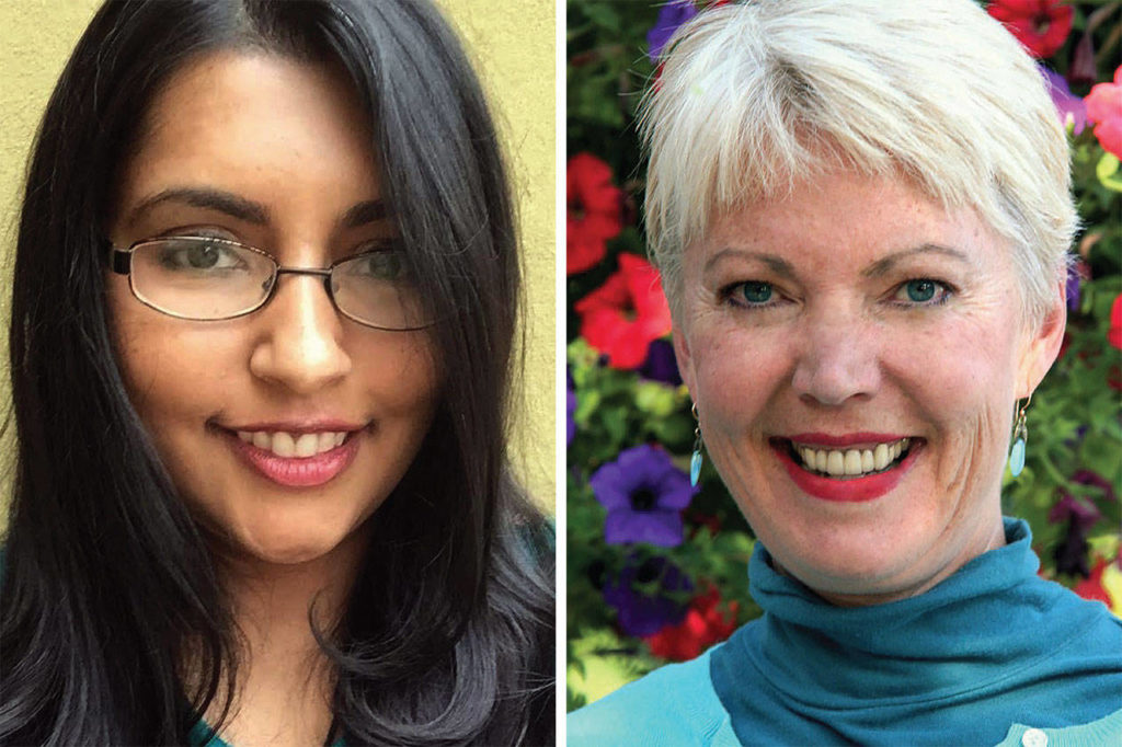 Jenna Nand (left) and Diane Buckshnis
