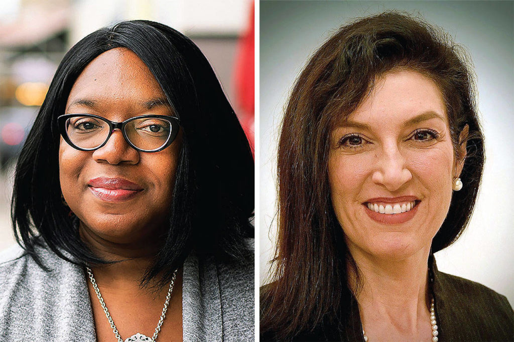 Alicia Crank (left) and Vivian Olson
