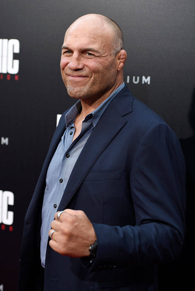Former MMA fighter and Lynnwood native Randy Couture is recovering in a Los Angeles hospital after suffering a heart attack on Wednesday. (Photo by Chris Pizzello/Invision/AP)