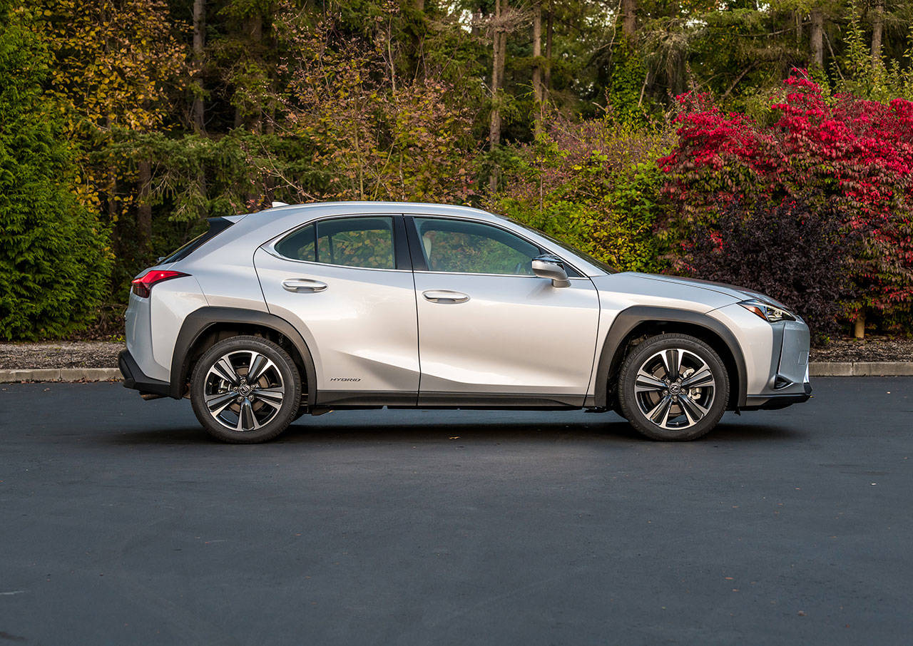 The 2019 Lexus UX 200 has seating for five, and 21.7 cubic feet of cargo space. (Manufacturer photo)
