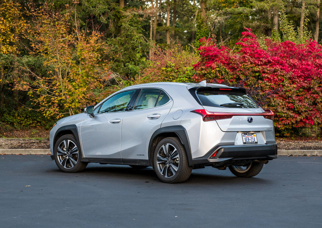 The 2019 Lexus UX 200 has a 169-horsepower four-cylinder engine combined with a continuously variable automatic transmission (CVT). (Manufacturer photo)

