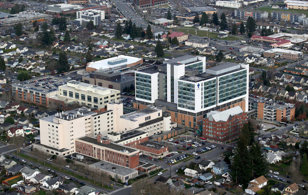 Providence Regional Medical Center in Everett. (Andy Bronson / The Herald, file)
