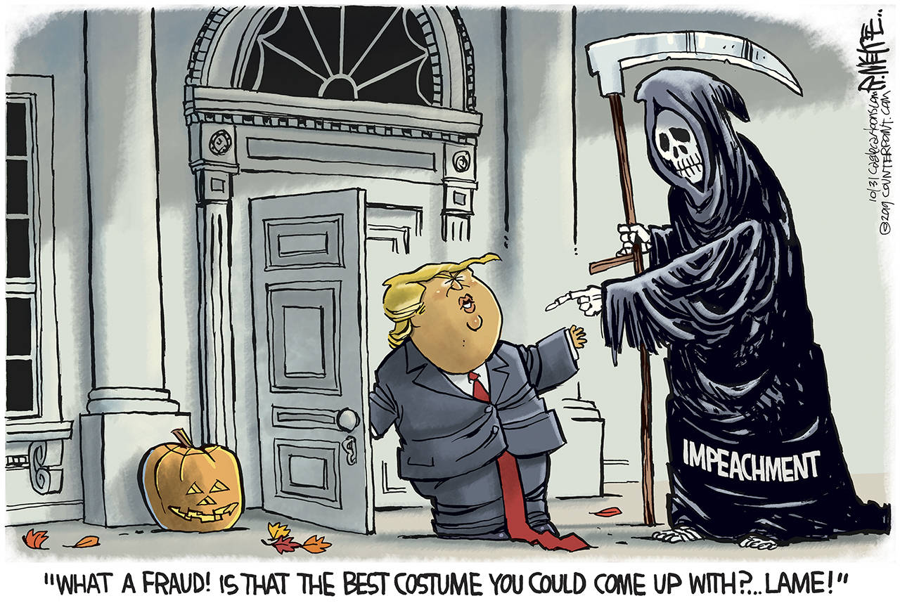 Editorial cartoons for Halloween, Thursday, Oct. 31