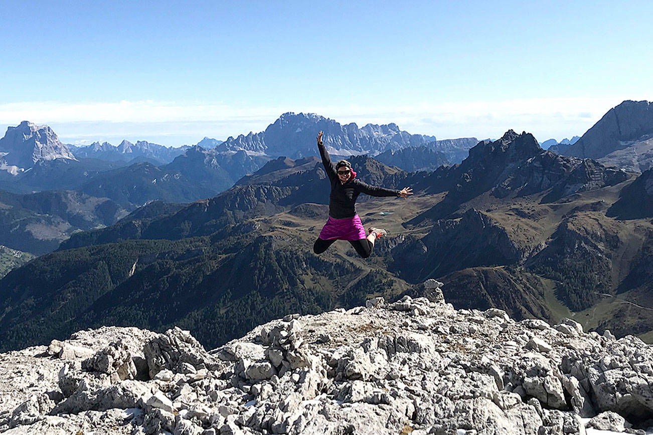 Kristina Ciari did the Dolomites, and was giddy about it