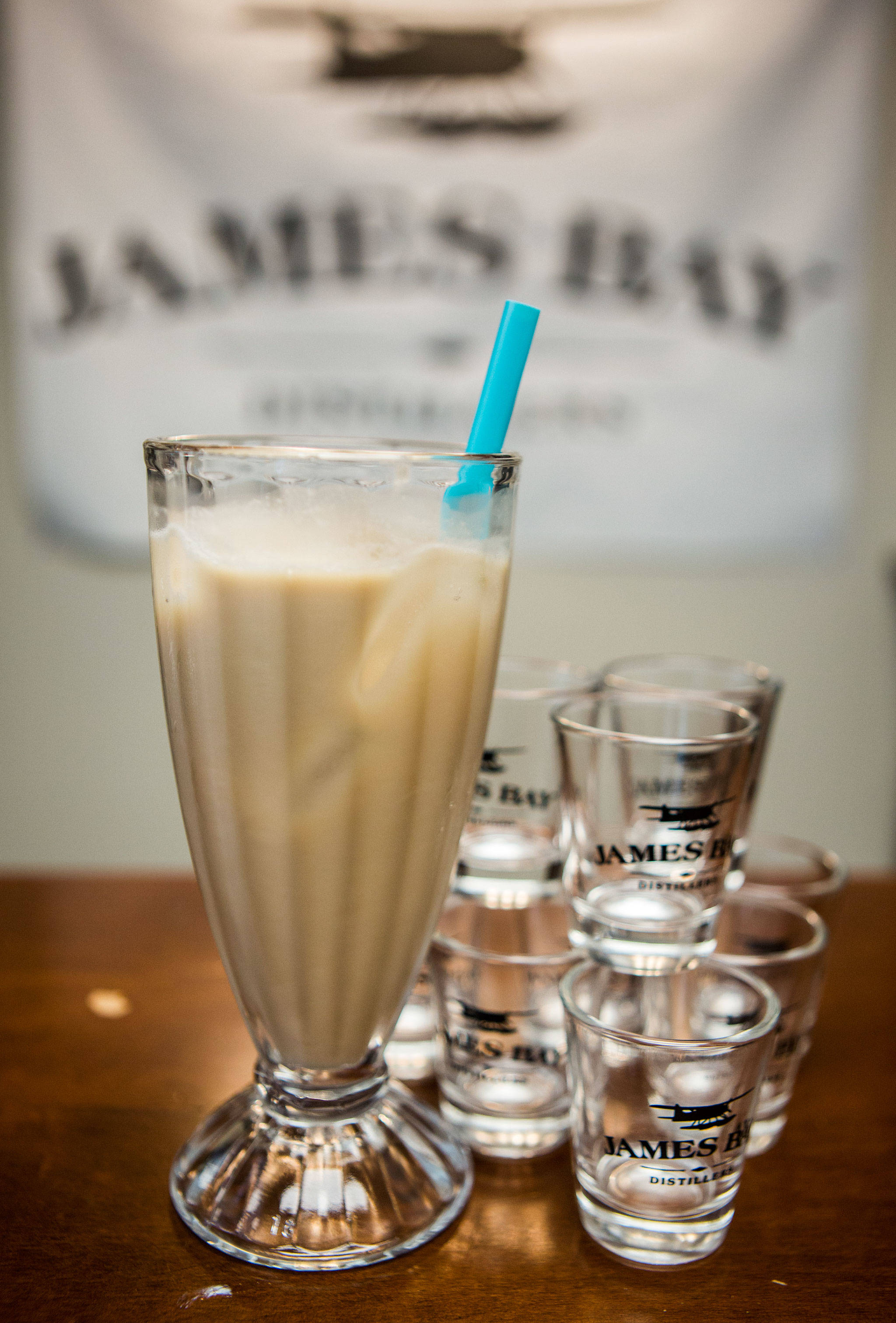 James Bay Distiller’s Whisky Rootbeer Float made with James Bay Galloping Goose Canadian Whisky, rootbeer, light cream and vanilla ice cream. (Olivia Vanni / The Herald)