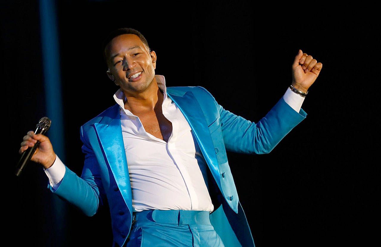 John Legend has rewritten and rerecorded “Baby, It’s Cold Outside,” with a new emphasis on consent. (Francine Orr/ Los Angeles Times)