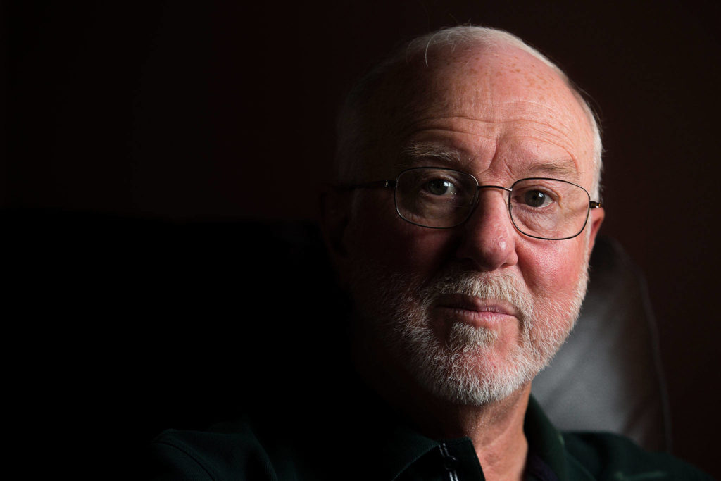 Greg Doering, a Vietnam veteran who lives in Clinton, talks about his life after coming home from Vietnam and into a hospital system that abused him. (Andy Bronson / The Herald)
