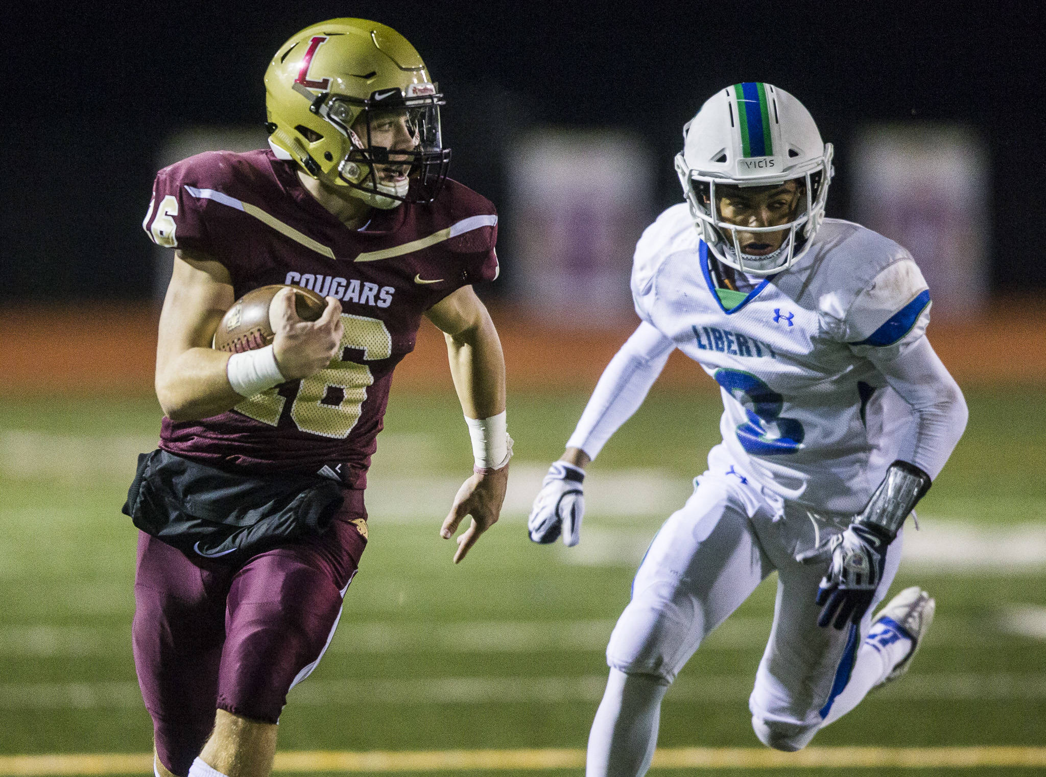 Lakewood is one of four Snohomish County high school football teams that advanced to their respective classification’s state playoffs. (Olivia Vanni / The Herald)