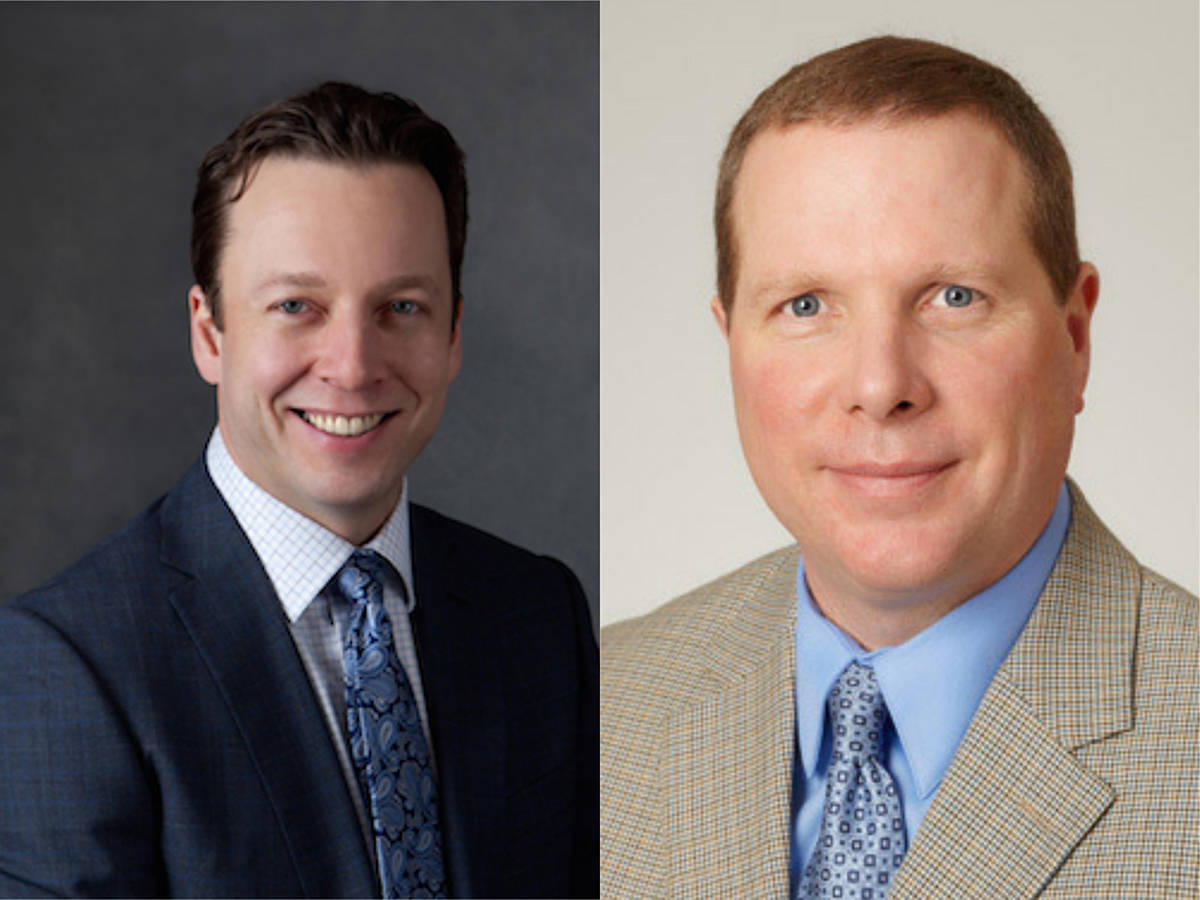 Dr. Matthew Ashbach (left) and Dr. Jeffrey Boggs of Western Washington Medical Group.