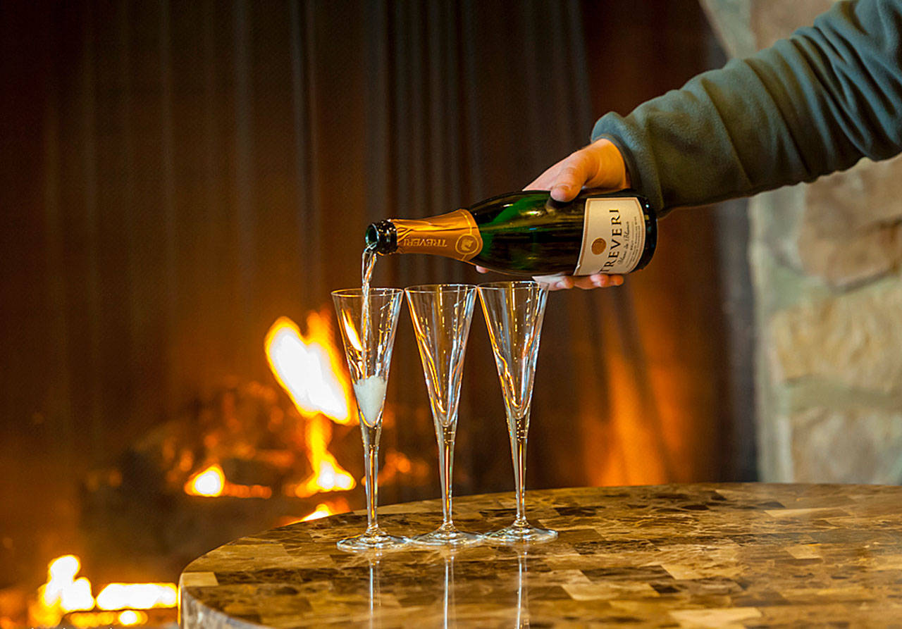 The Treveri Cellars Blanc de Blancs Brut has been the flagship bottling for the Grieb family since they began making their own sparkling wine in 2010 near Yakima. (Richard Duval Images)