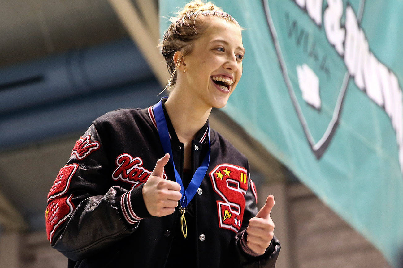 3A state swim: Snohomish diver, Stanwood swimmer defend crowns