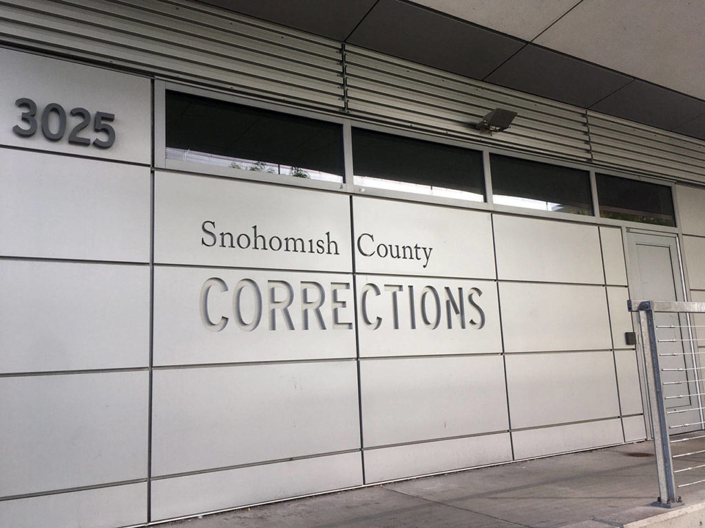 The Snohomish County Jail. (Sue Misao / The Herald)

