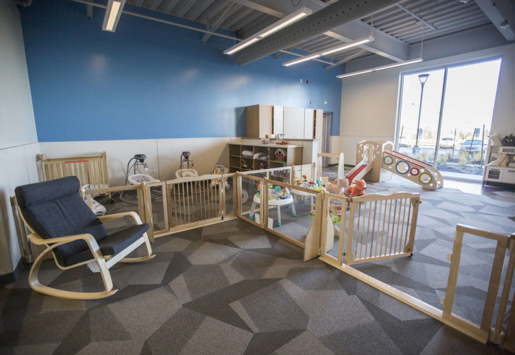A childcare room at the new Everett YMCA (Olivia Vanni / The Herald)
