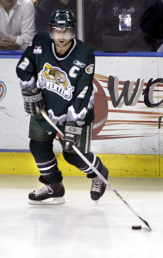 Mitch Love was a defenseman for the the Everett Silvertips from 2003-2005. (Herald file photo)
