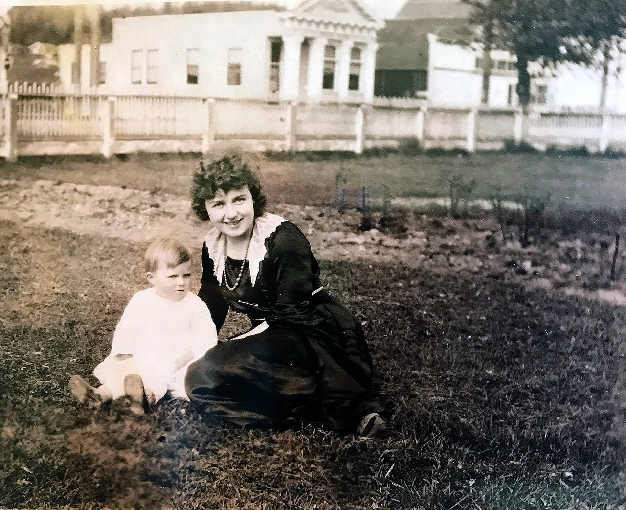 Horace Prescott Jr. as a child with his mother, Birdie Prescott. (Courtesy of Marcie Tepley)