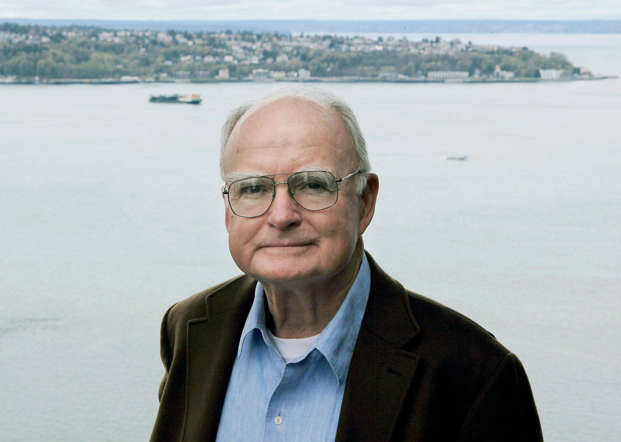 William Ruckelshaus, the first administrator of the EPA, in 2009 at his office in Seattle. (AP Photo/Ted S. Warren)