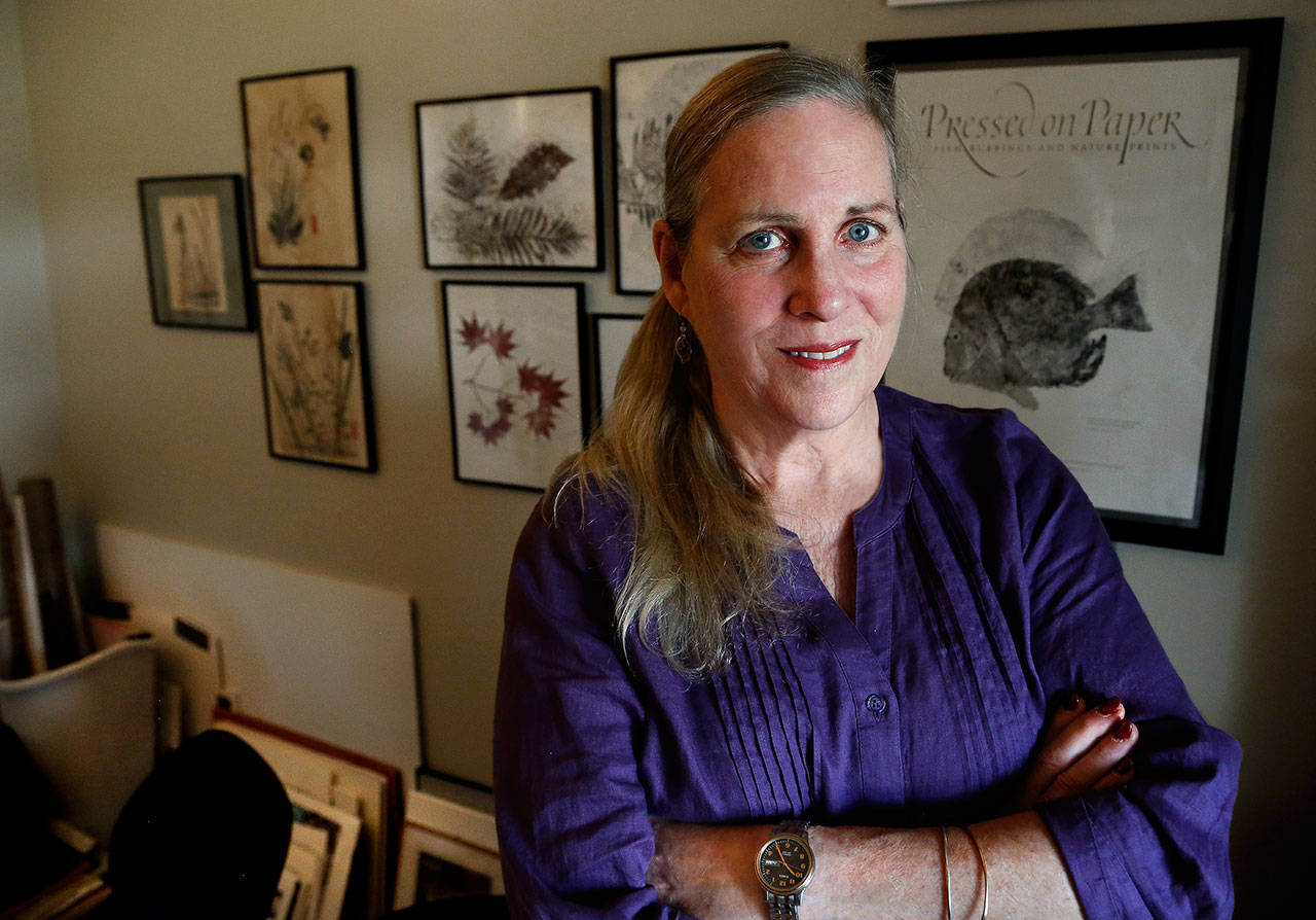 Artist Sooze Sigel has started a Women for Sobriety group that meets at the Mill Creek YMCA. She has been a member of the group for seven years in her previous home of Asheville, North Carolina, she was a group moderator. (Dan Bates / The Herald)