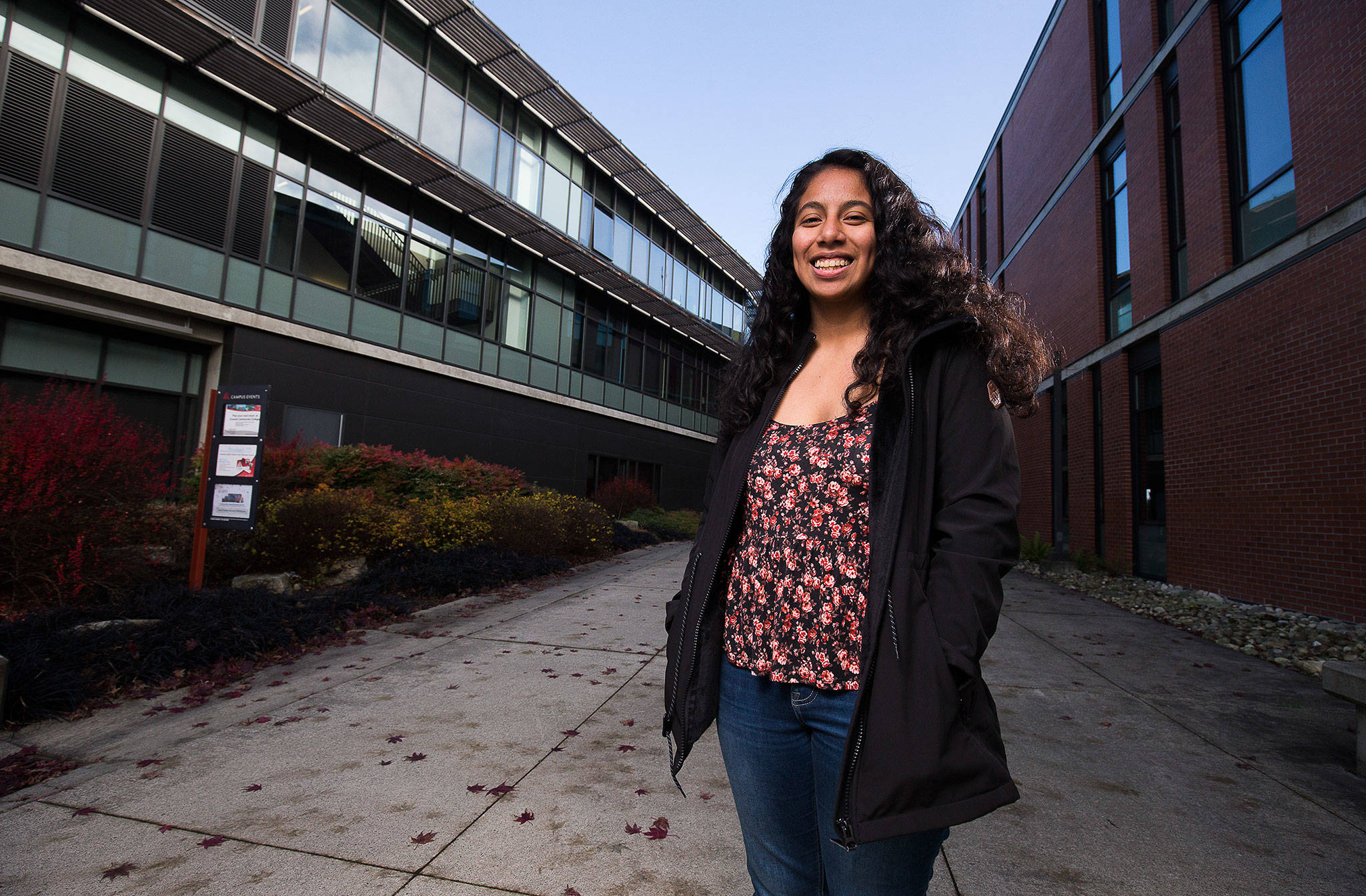 When Araceli Daza enrolled at Everett Community College, a scholarship from the Everett Community College Foundation helped erase worries about the cost. (Andy Bronson / The Herald)