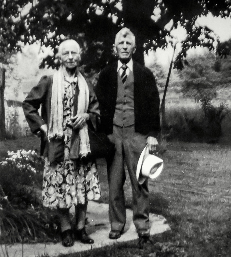 Jeffrey Hilton Sr., a Marysville farmer and former coal miner, bought his drugstore in December 1919. With his wife, Mary, he raised 11 children. His great-granddaughter, Mary Kirkland, now owns the Marysville pharmacy. (Photo courtesy Mary Kirkland)

