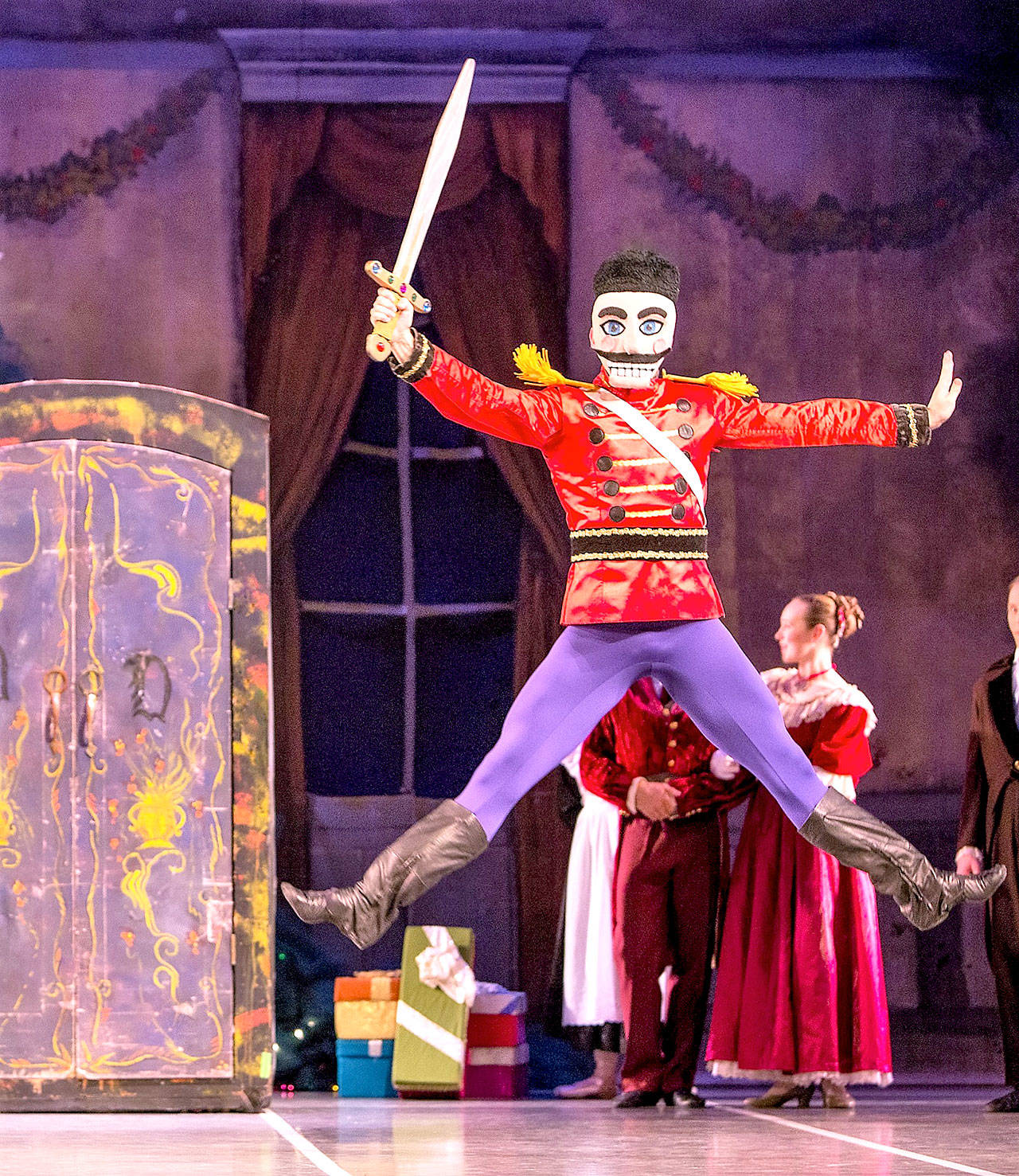 The Nutcracker Prince dances in a production of Olympic Ballet Theatre’s “The Nutcracker,” which will be performed at the Everett Performing Arts Center Dec. 13-15. (Alante Photography)