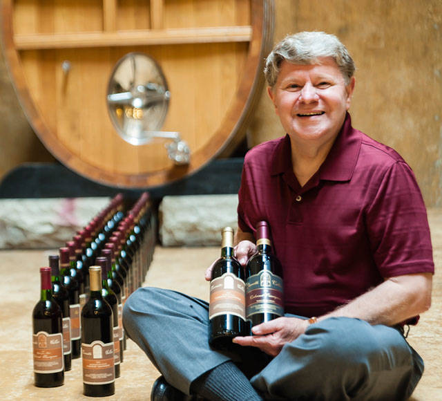 Hank Sauer, of Kennewick, donated a complete vertical of cabernet sauvignon by Leonetti Cellar to the 2017 Auction of Washington Wines, a lot that raised $32,500. (Richard Duval Images)