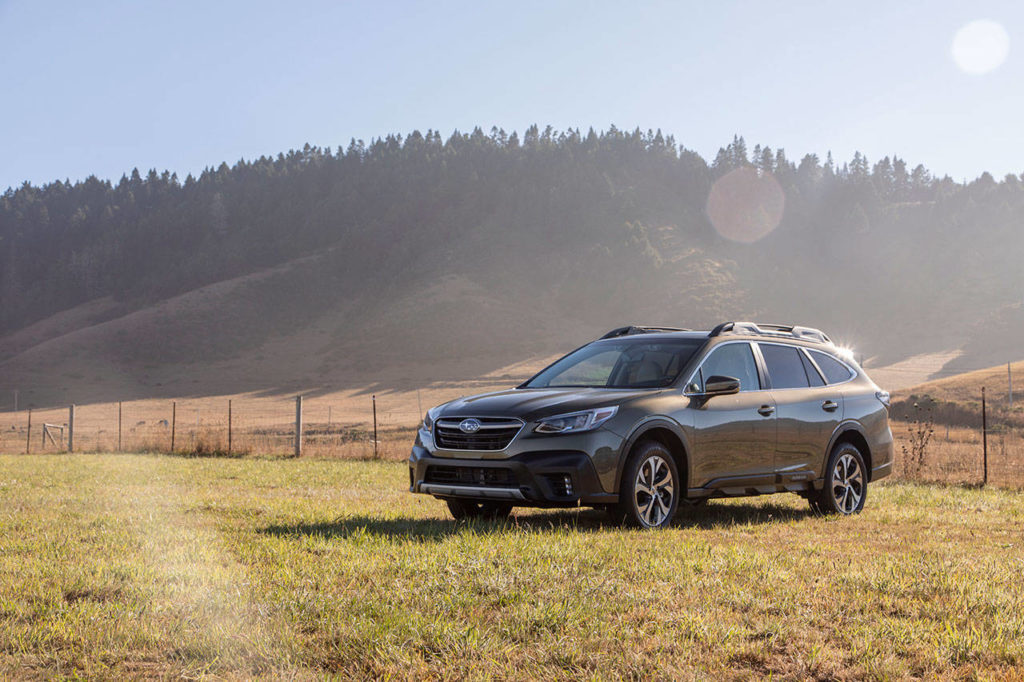 The all-new 2020 Subaru Outback has side cladding designed to resemble a hiking shoe. (Manufacturer photo)
