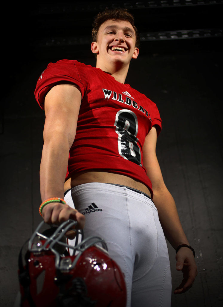 Archbishop Murphy junior Josh McCarron is The Herald’s 2019 Defensive Player of the Year for prep football. (Kevin Clark / The Herald)
