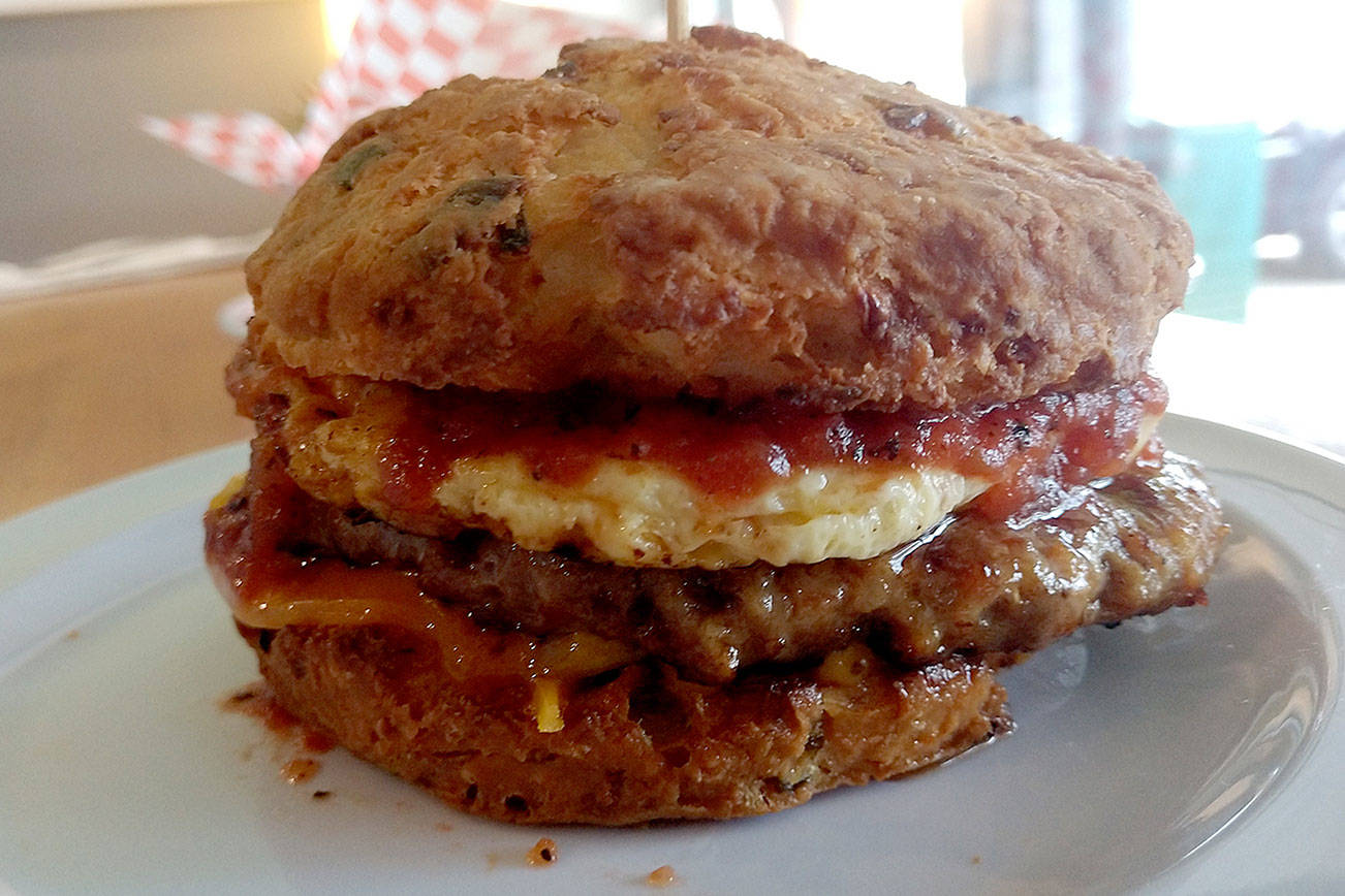 Breakfast sandwiches and biscuits and gravy — done right