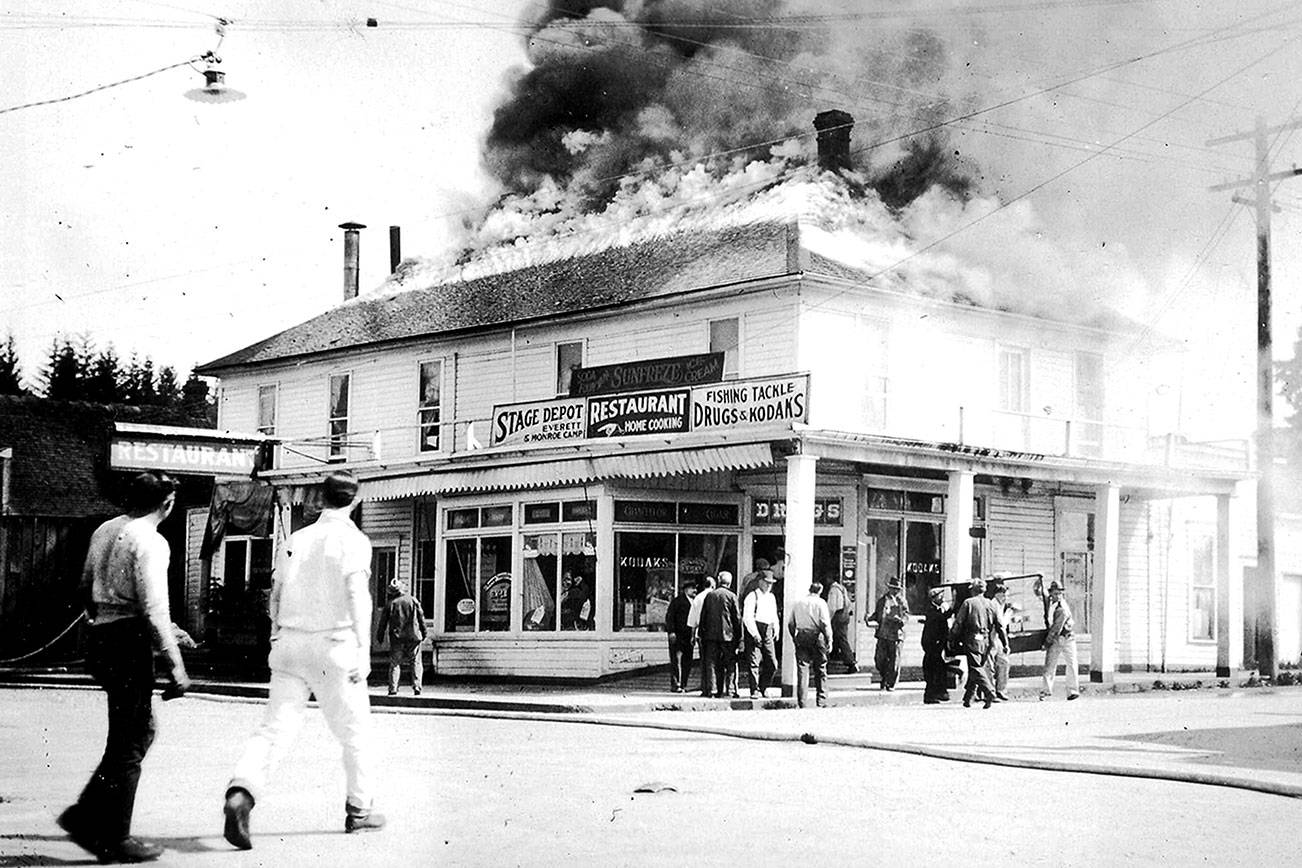 1933 blaze damaged historic Granite Falls hotel