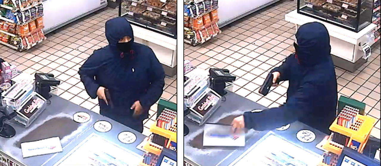Police are searching for this person who robbed a 7-Eleven. (Marysville Police Department)