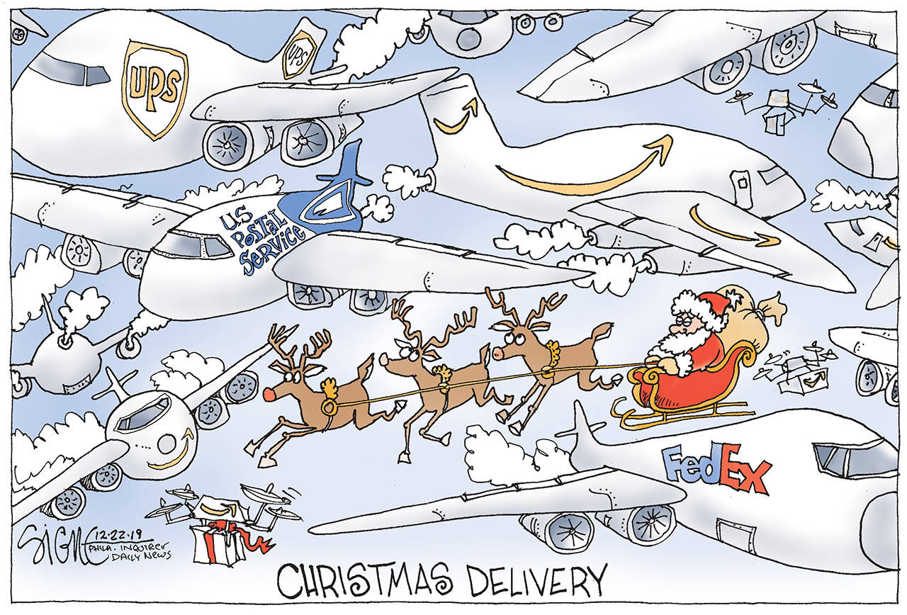 Editorial cartoons for Monday, Dec. 23